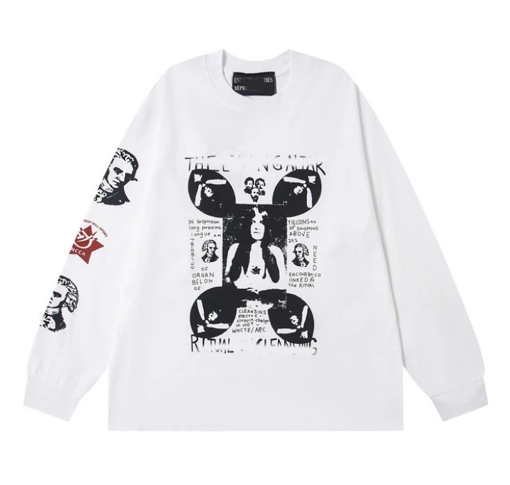 The Cleansing Long Sleeve T-Shirt White