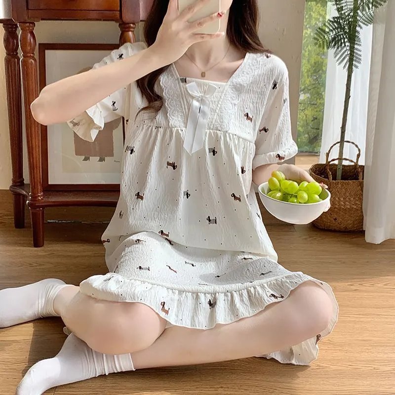 DM—腊肠狗睡裙不带胸垫款