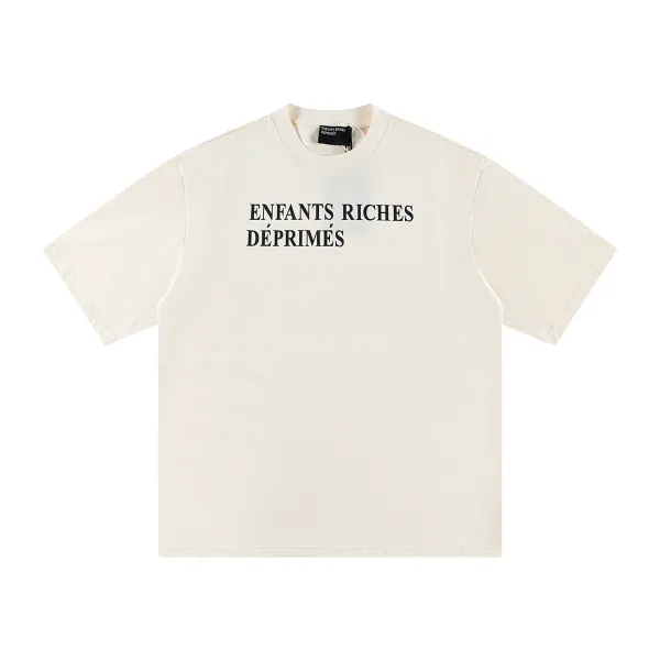Design Ask Yourself Distressed Tie-Hem T-Shirt White T-Shirts - 36