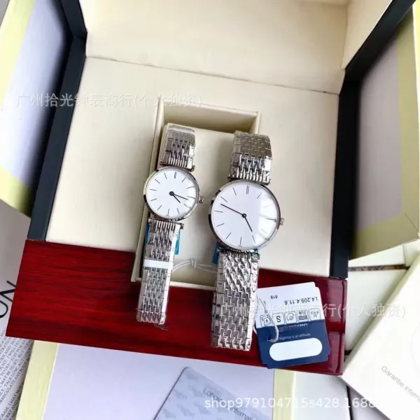 Longines La Grande Classique Mother-of-Pearl Dial Silver Watch Watches - 8