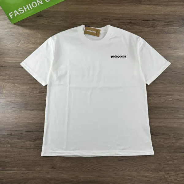 Patagonia P-6 Logo Responsibili-Tee Olive Green T-Shirt - 4