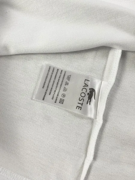 Lacoste Classic Fit White Polo Shirt Tops.polo - 14