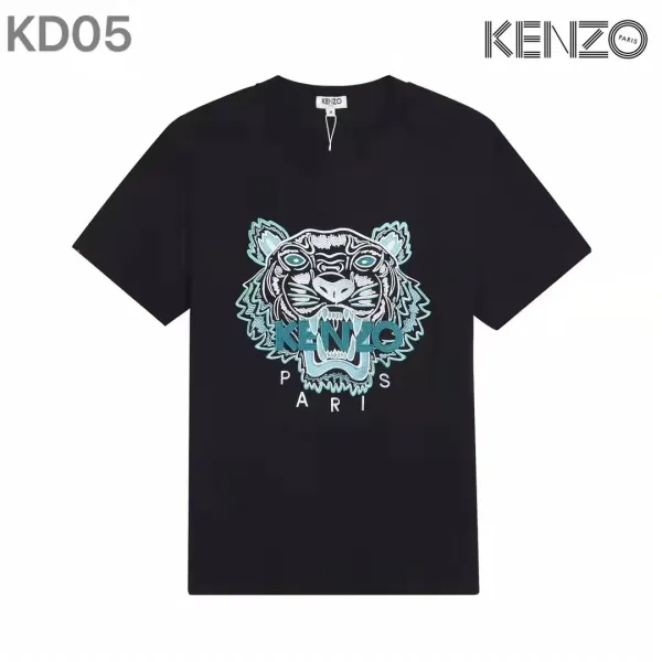 Kenzo Tiger Head Graphic Black T-Shirt - 7