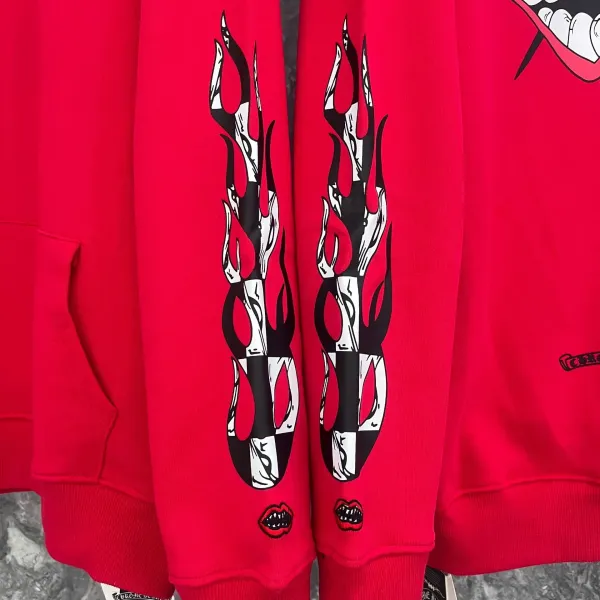 Chrome Hearts Space Graphic Hoodie Blue - 40