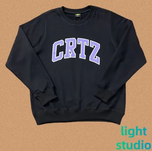 Design CRTZ Arch Logo Black Sweatshirt Hoodie - 1
