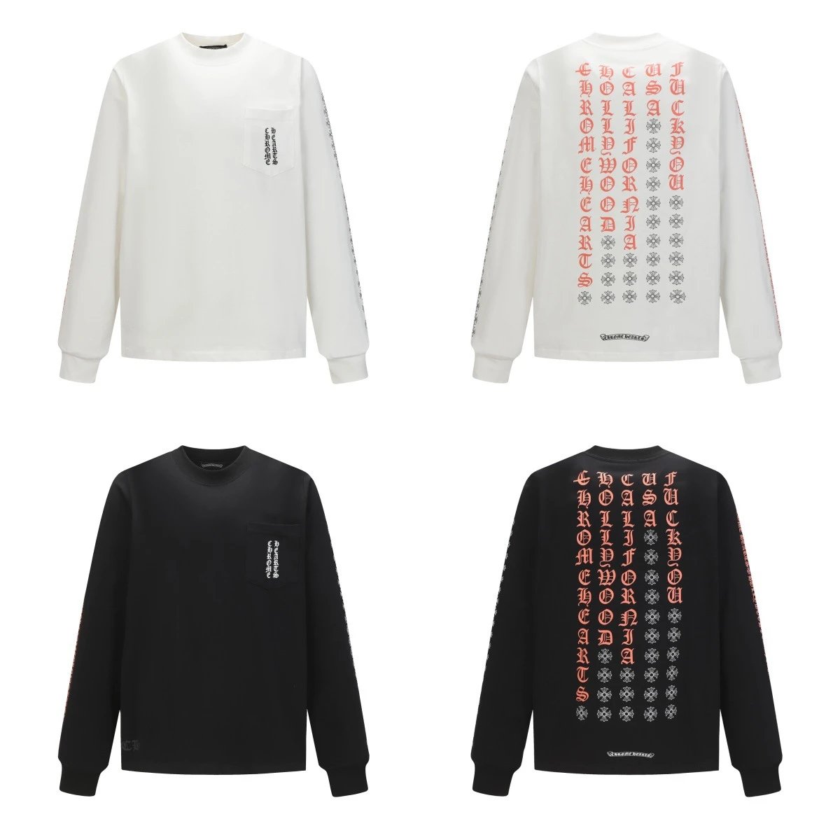 Chrome Hearts Long Sleeve T-Shirt White - 29