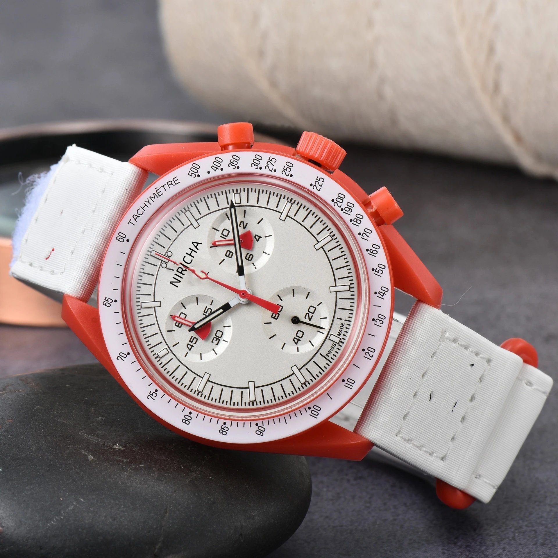 Omega Speedmaster Apollo 17 'Silver Snoopy Award' Chronograph Watch Watches - 5