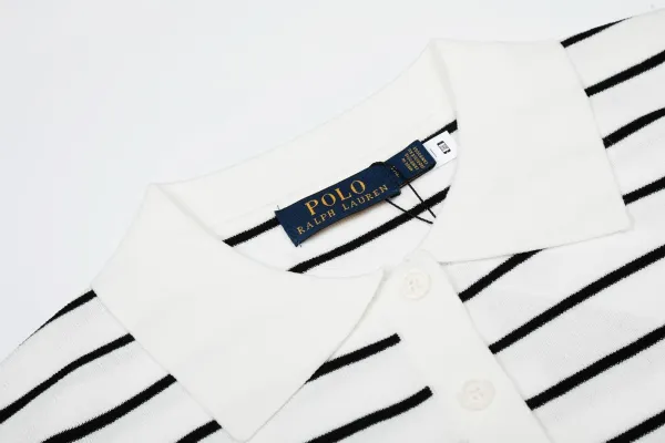 Polo Ralph Lauren Striped Knit Vest Navy and White Vest Top - 6