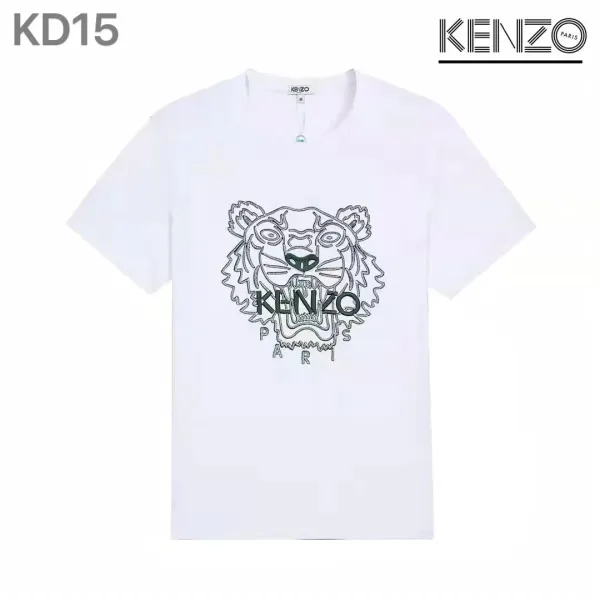 Kenzo Tiger Head Graphic Black T-Shirt - 37