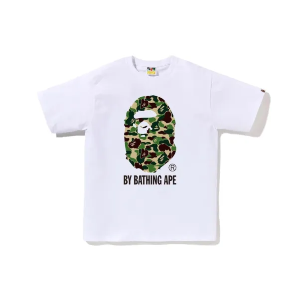 A Bathing Ape Camo Ape Head Logo T-Shirt White - 8