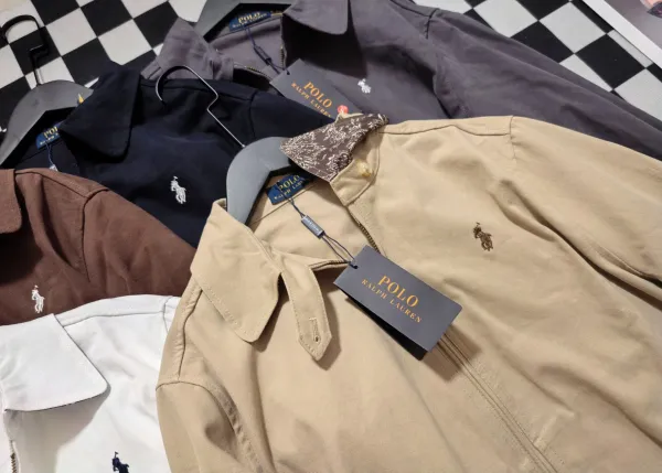 Polo Ralph Lauren Paisley-Trimmed Brown Bomber Jacket - 10