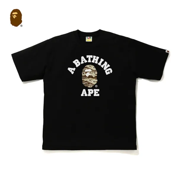A Bathing Ape Camo Ape Head Logo T-Shirt White - 11
