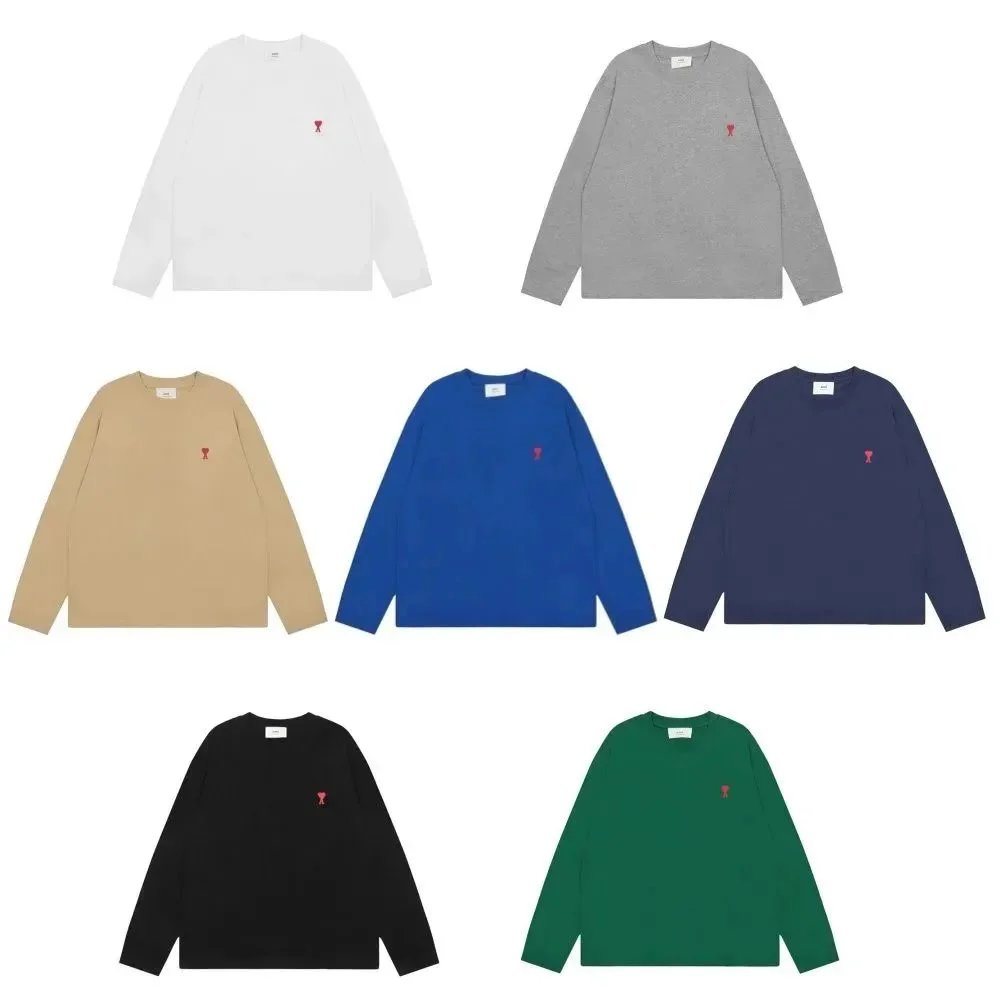 AP AXA long sleeved hoodie with small label red heart clothes
