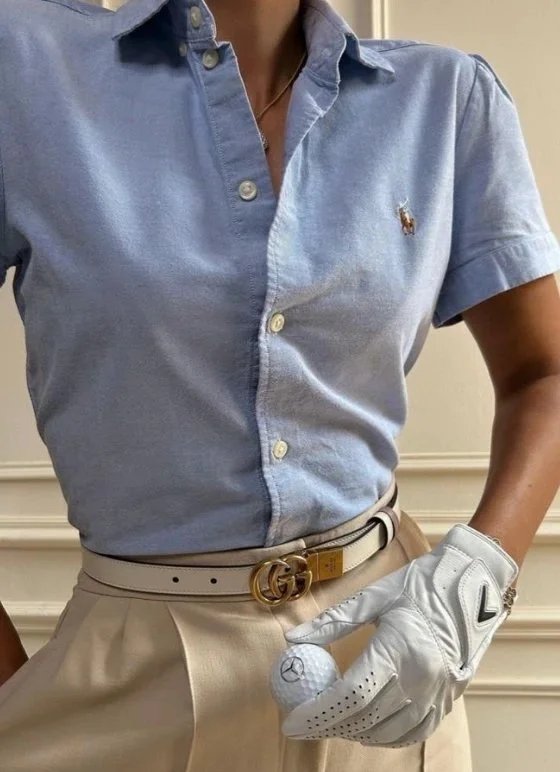 Ralph Lauren Blue Short Sleeve Polo