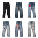 Amiri Distressed Logo Jeans [20 styles]