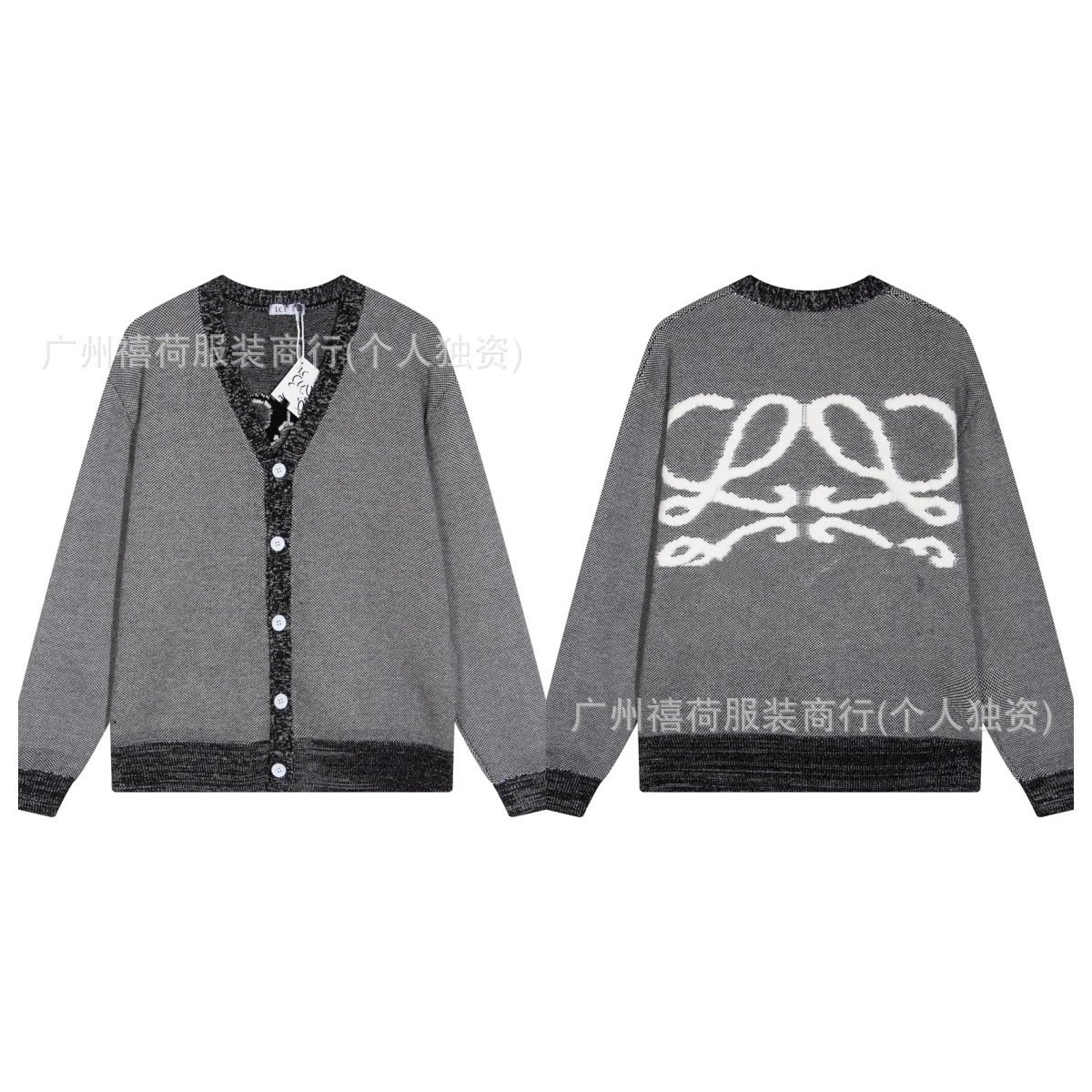 FEF Knitwear Graphic Knit Sweater and Cardigan image 3