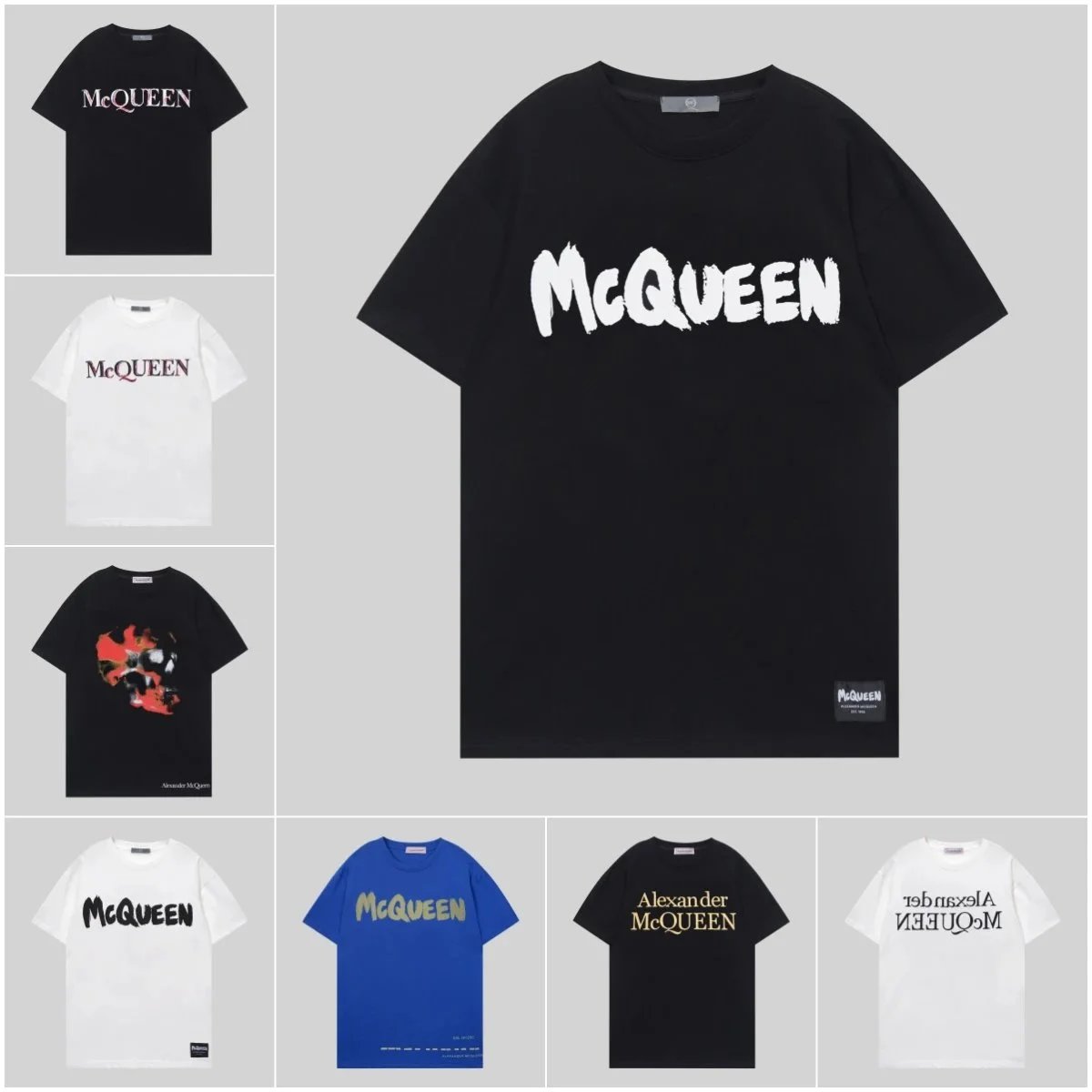 Alexander McQueen Black Short Sleeve T-Shirt