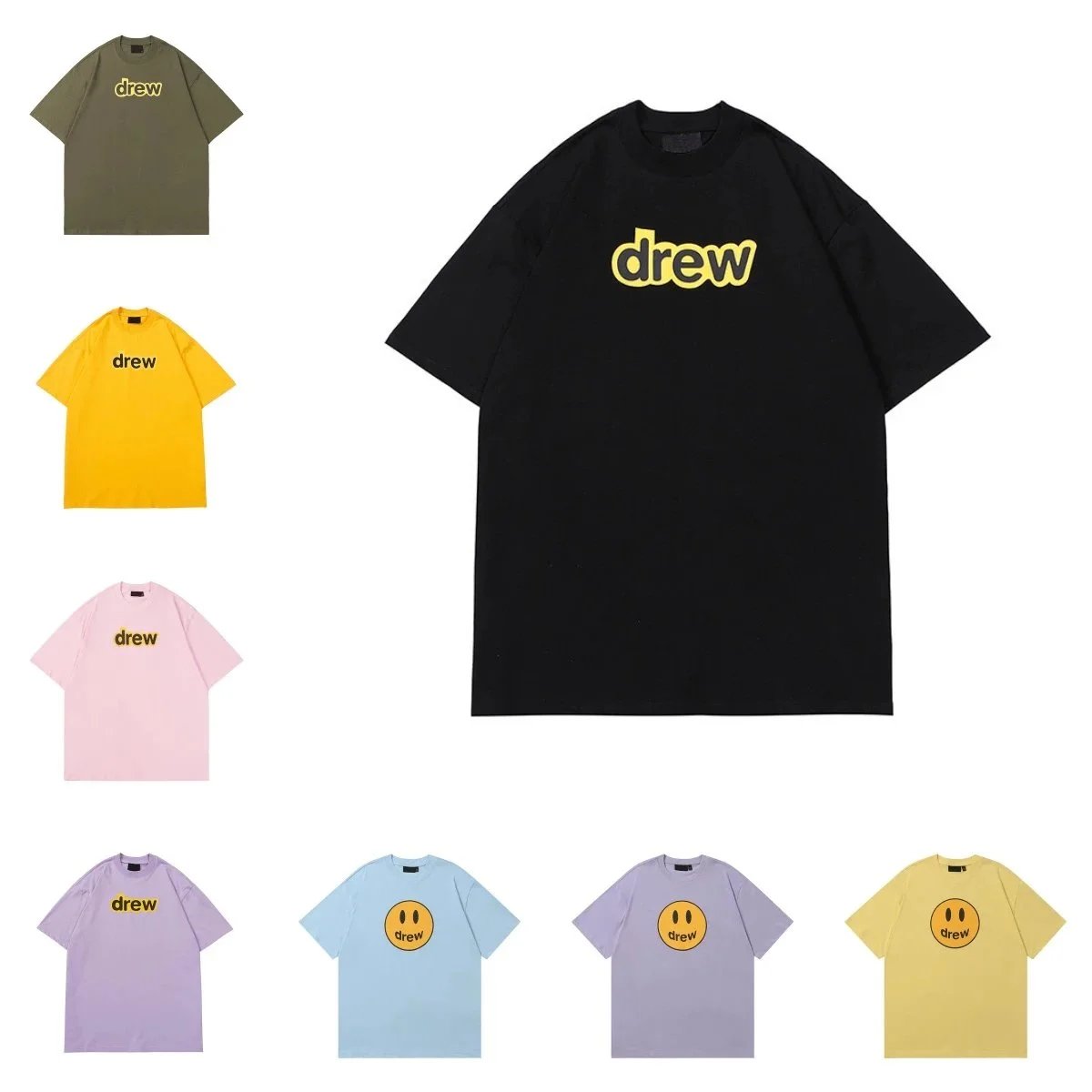 Drew Black Short Sleeve T-Shirt