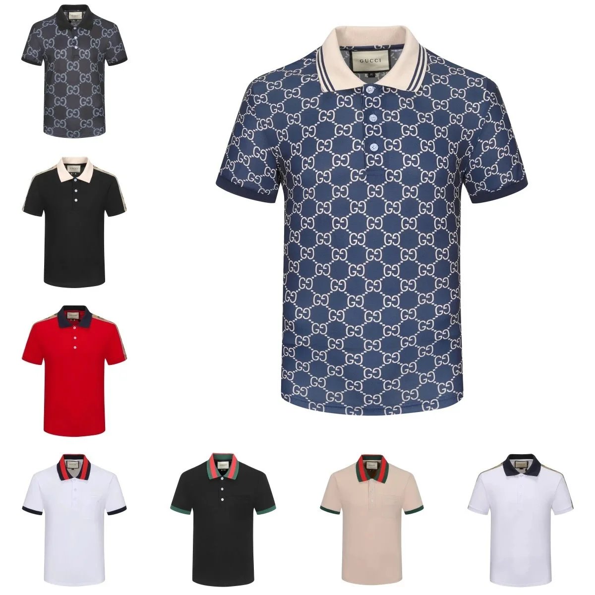 Gucci Blue Short Sle
