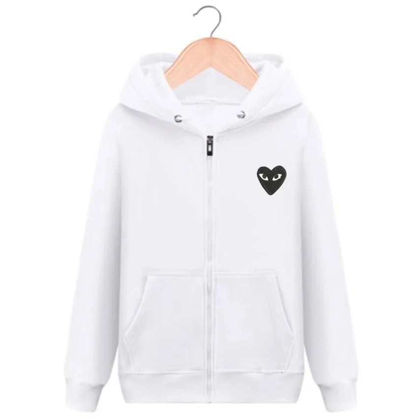 BB-Little Black Heart Fleece-lined White SKU image