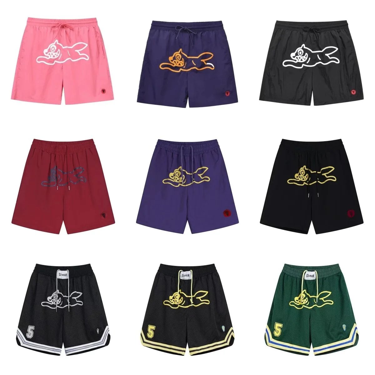 BCHAM Colorful Graphic Basketball Shorts