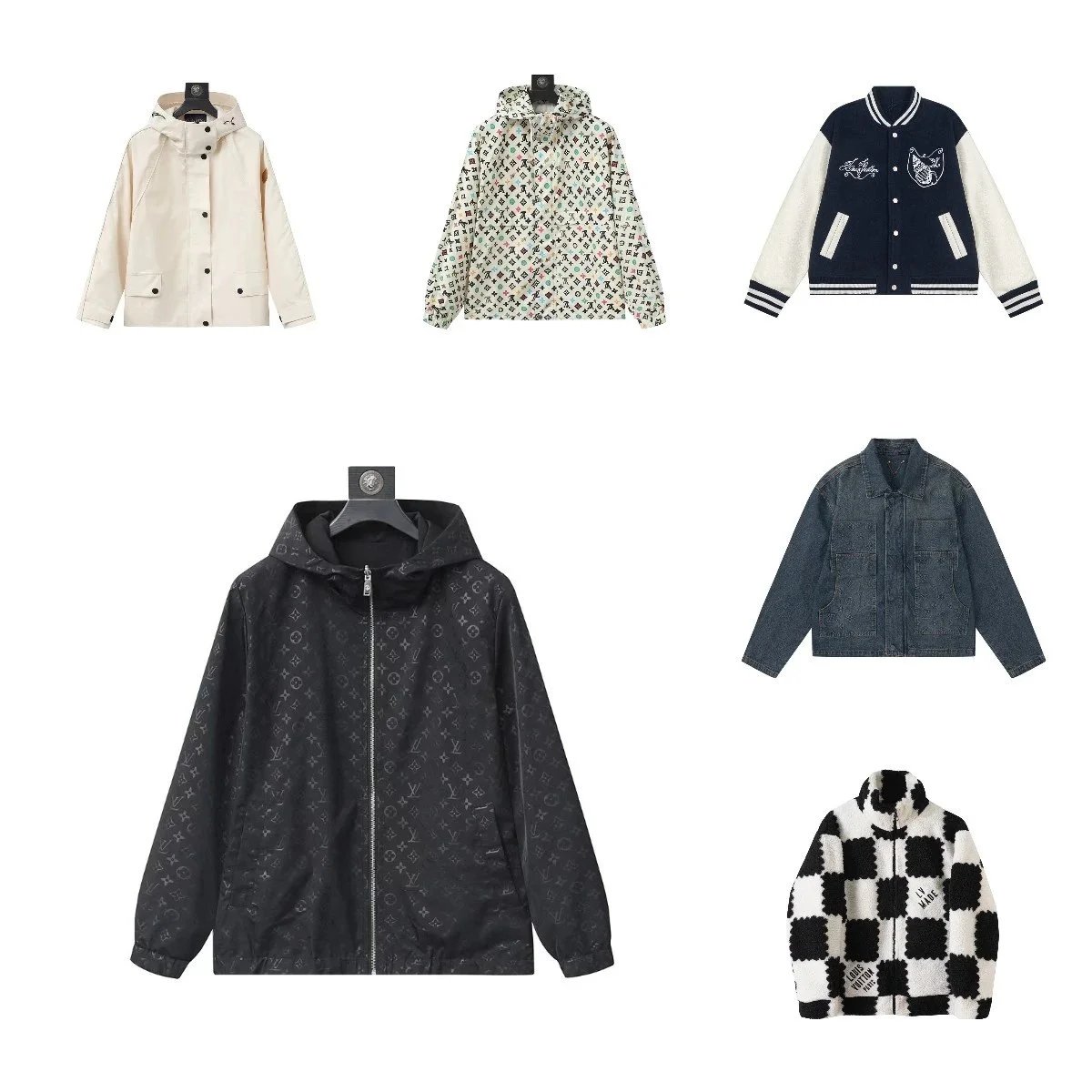 Louis Vuitton Black Monogram Hooded Jacket
