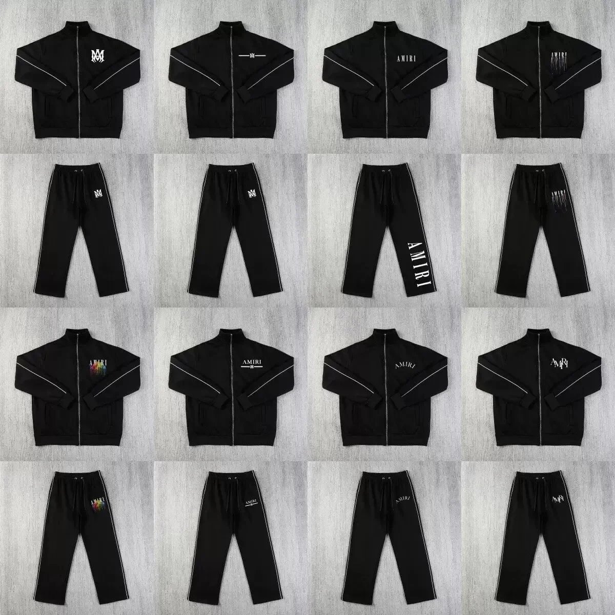 Amiri Black Zip-Up J