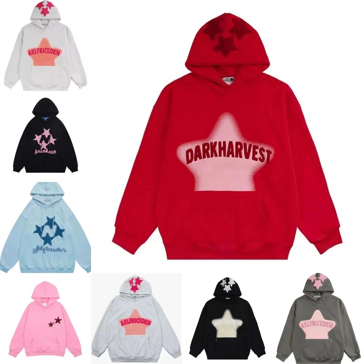 Darkharvest Red Star Hoodie