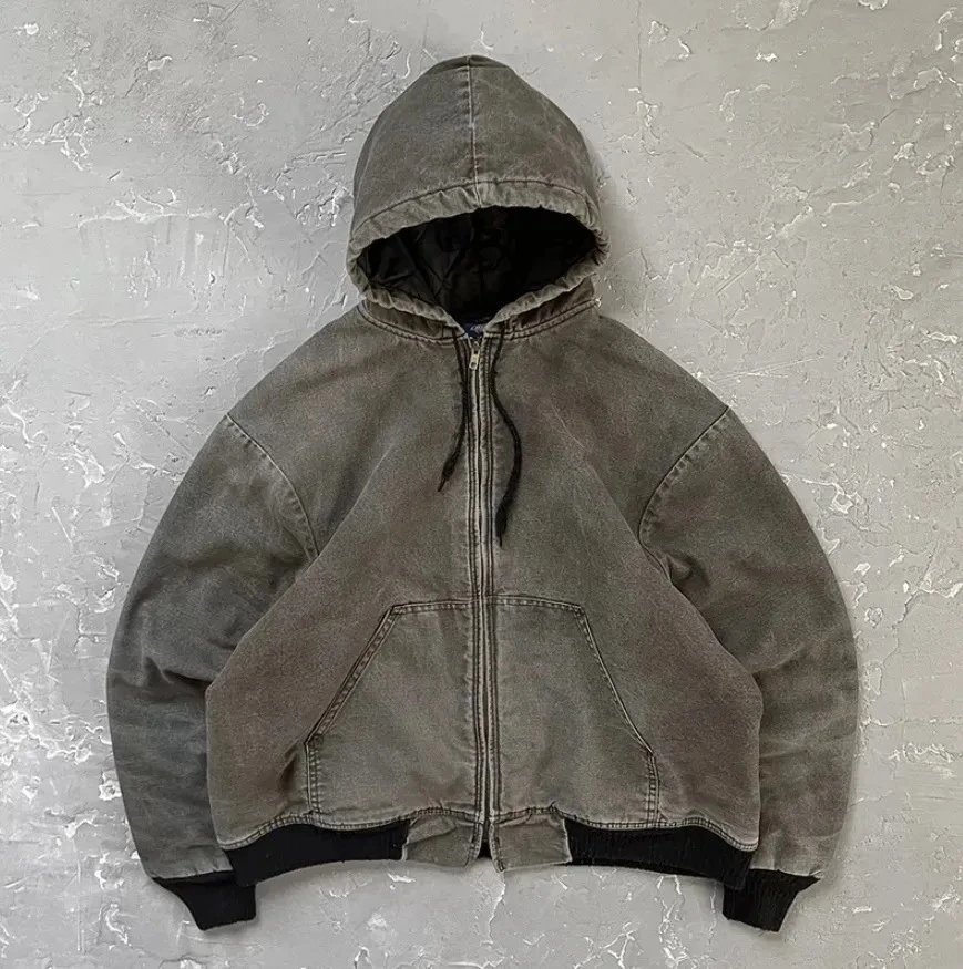 Unbranded Jackets Hooded Zip-Up Patchwork Jacket — YNJ-5