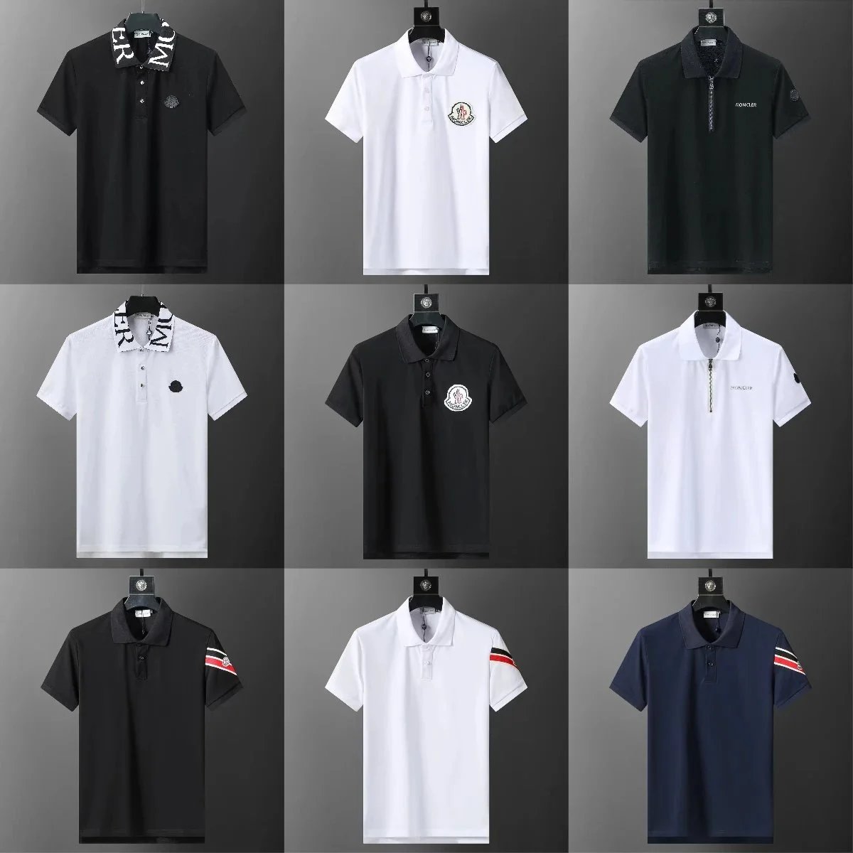 Moncler Black and Wh