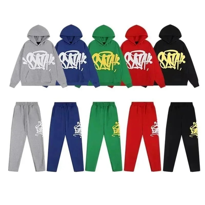 Satalk Colorblock Hoodie and Sweatpants Set