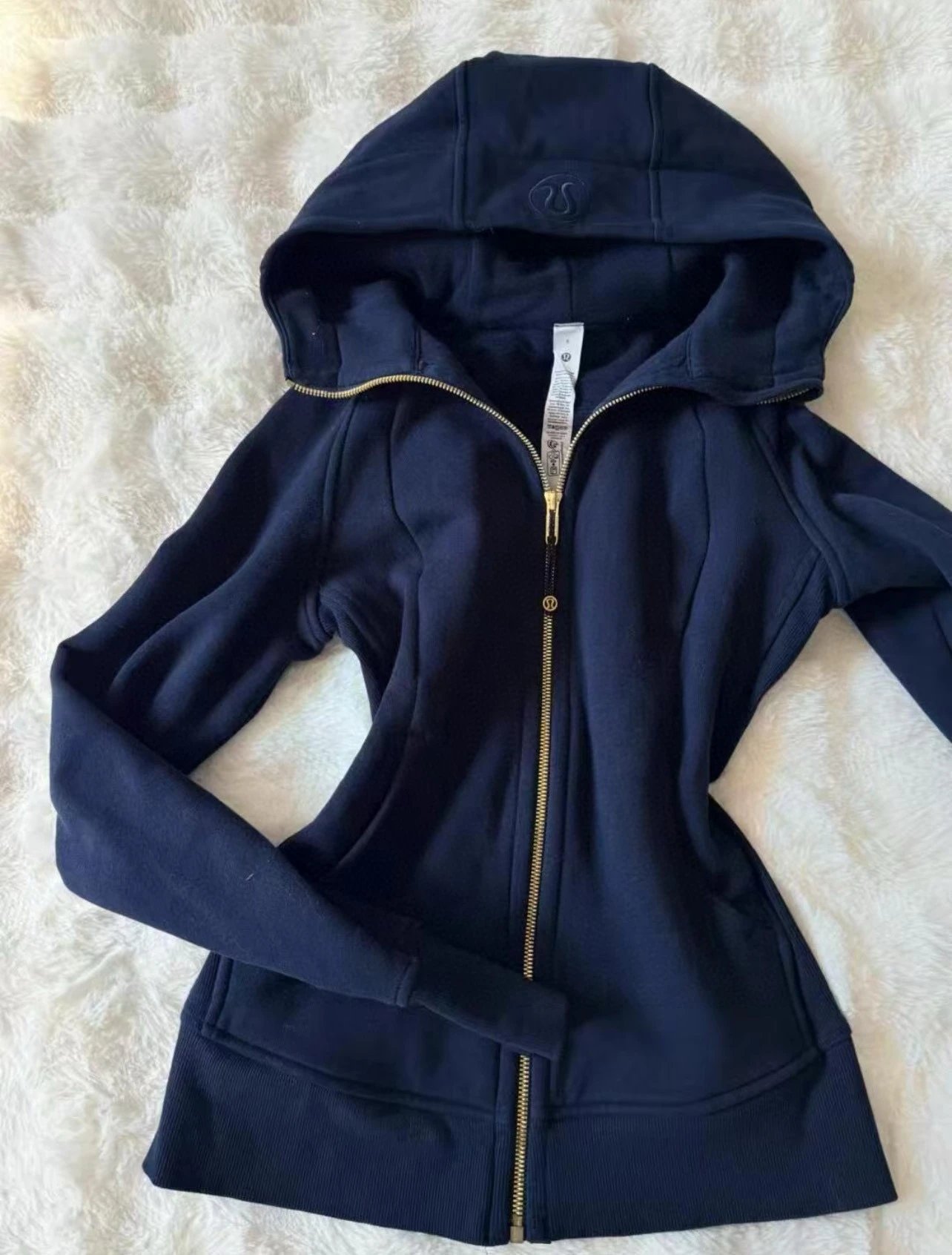 Navy Blue Gold Zipper Blue Label SKU image