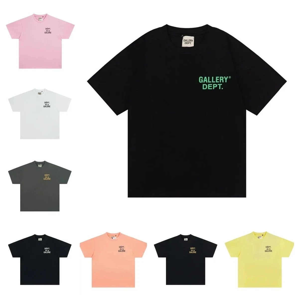 Gallery Dept Black T-Shirt