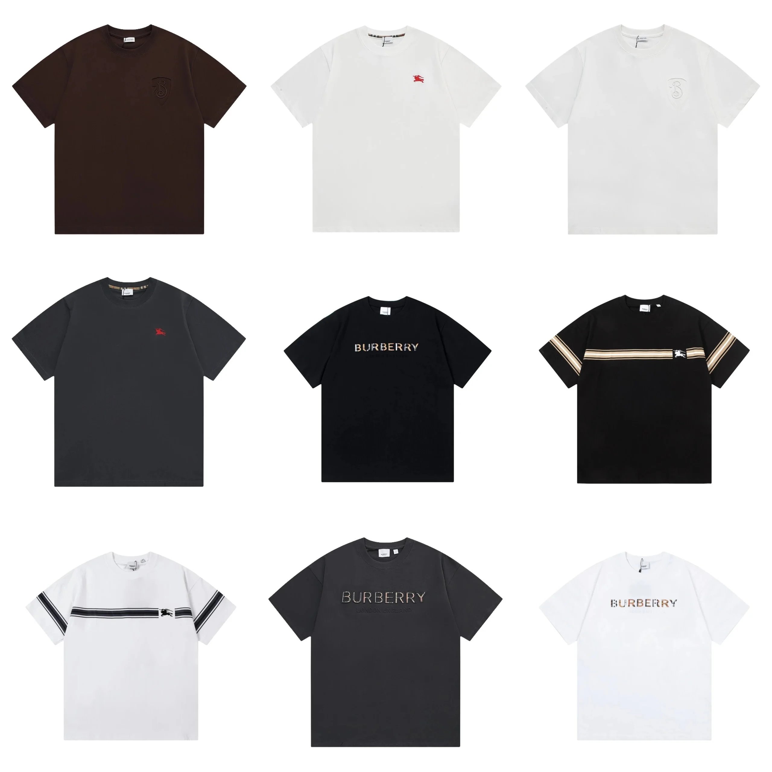 Burberry Black Short Sleeve T-Shirt
