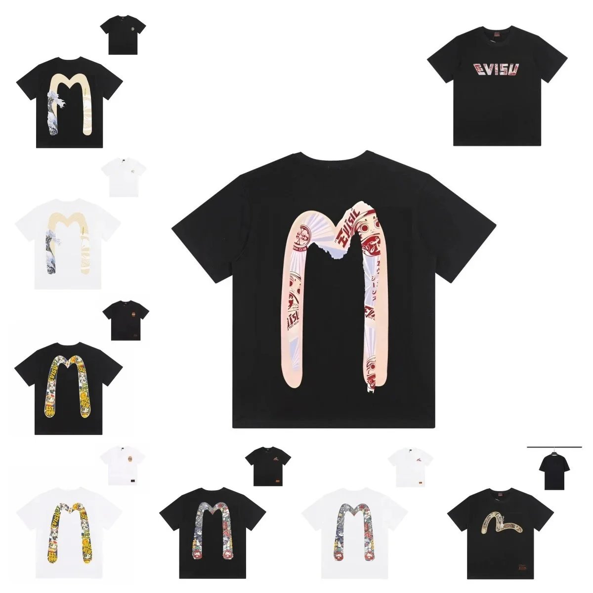 Evisu Black Graphic 