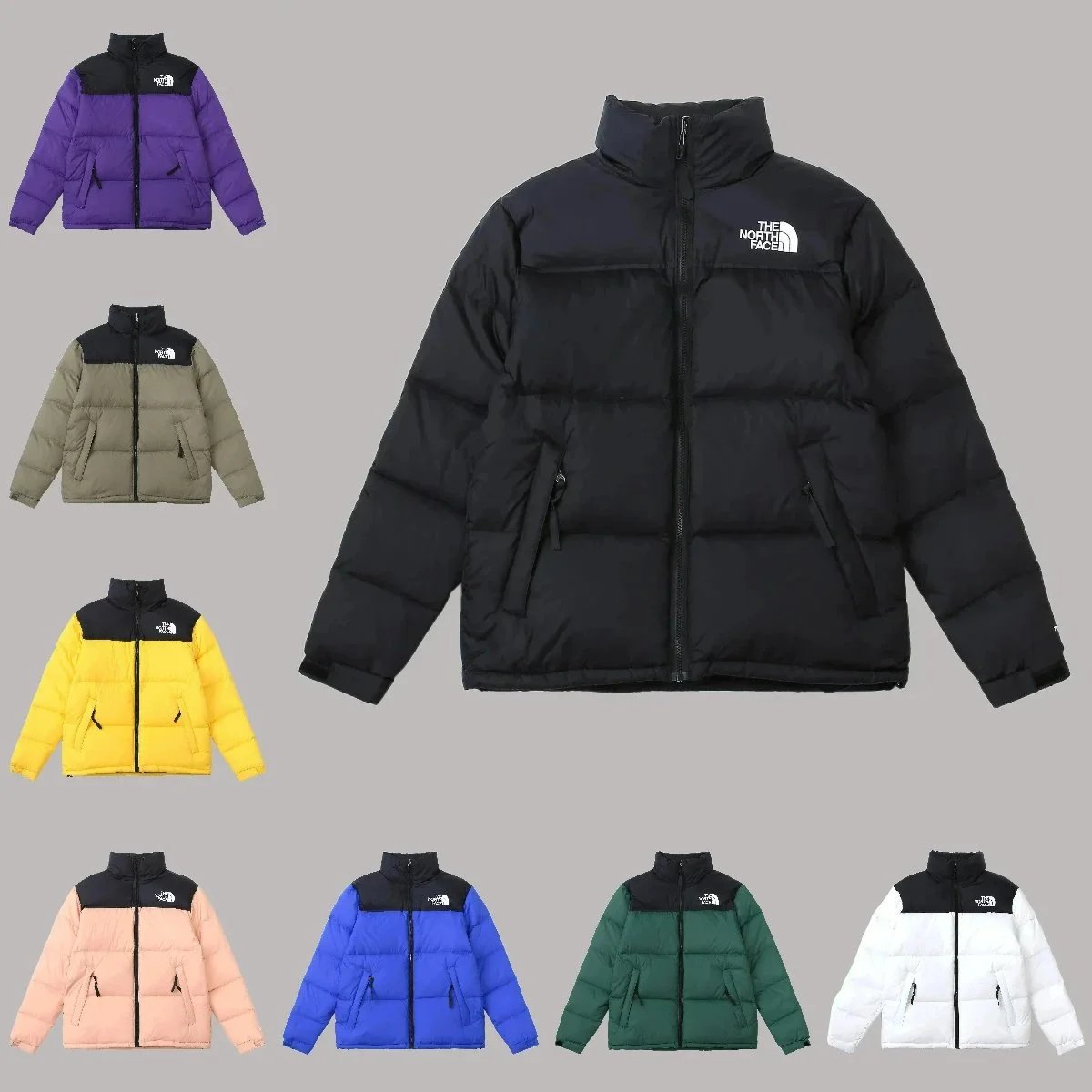 HGL14 Fashionable Stand Collar Unisex Goose Down Jacket