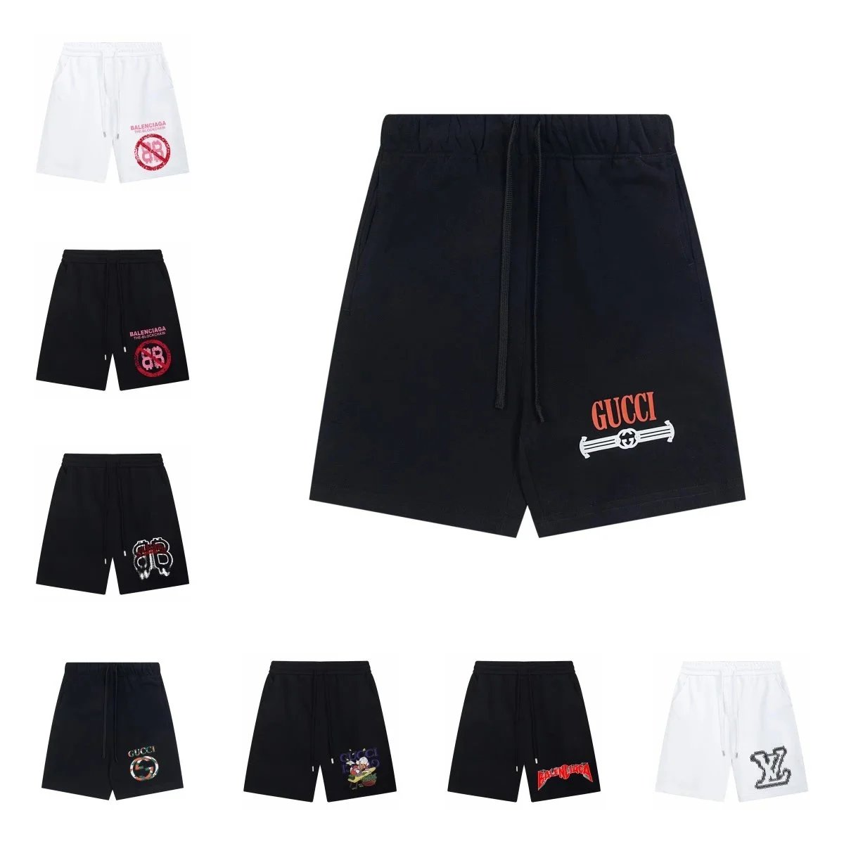 Gucci Black Logo Shorts
