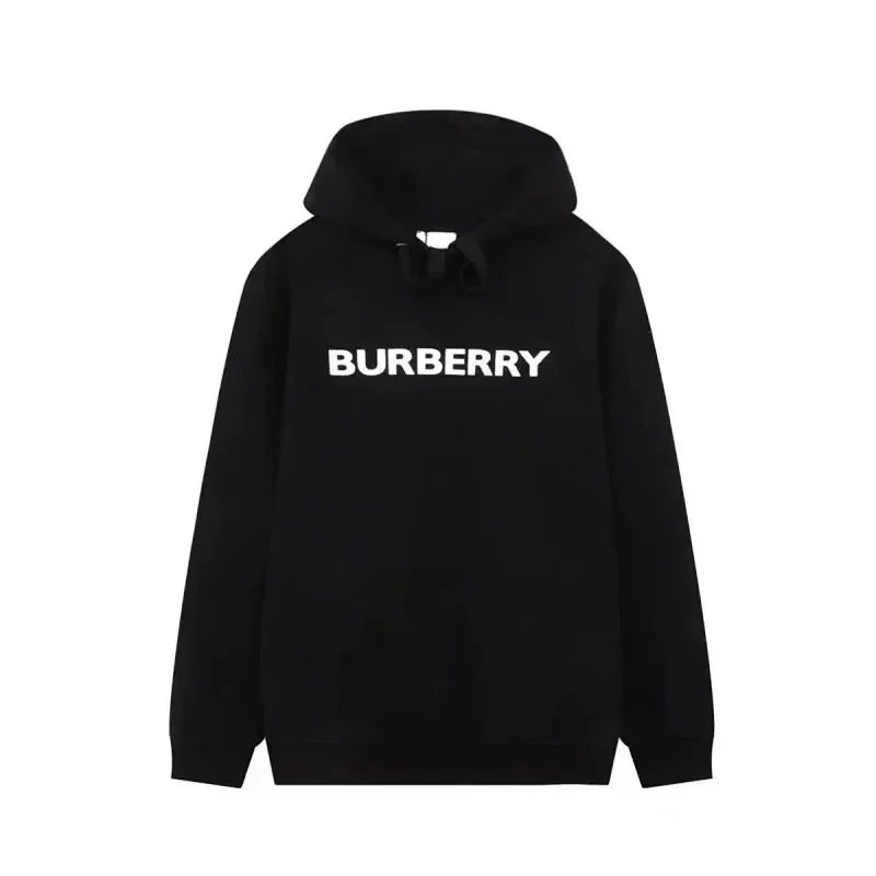 Burberry Hoodies & Sweatshirts Plaid-lined zip-front hooded sweatshirt — 30