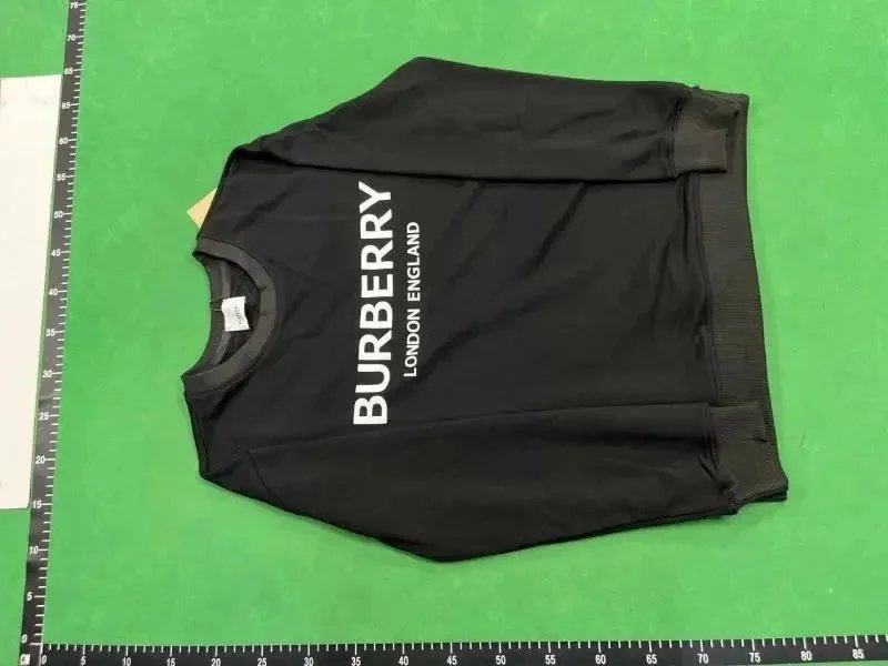 Burberry Hoodies & Sweatshirts Plaid-lined zip-front hooded sweatshirt — 17