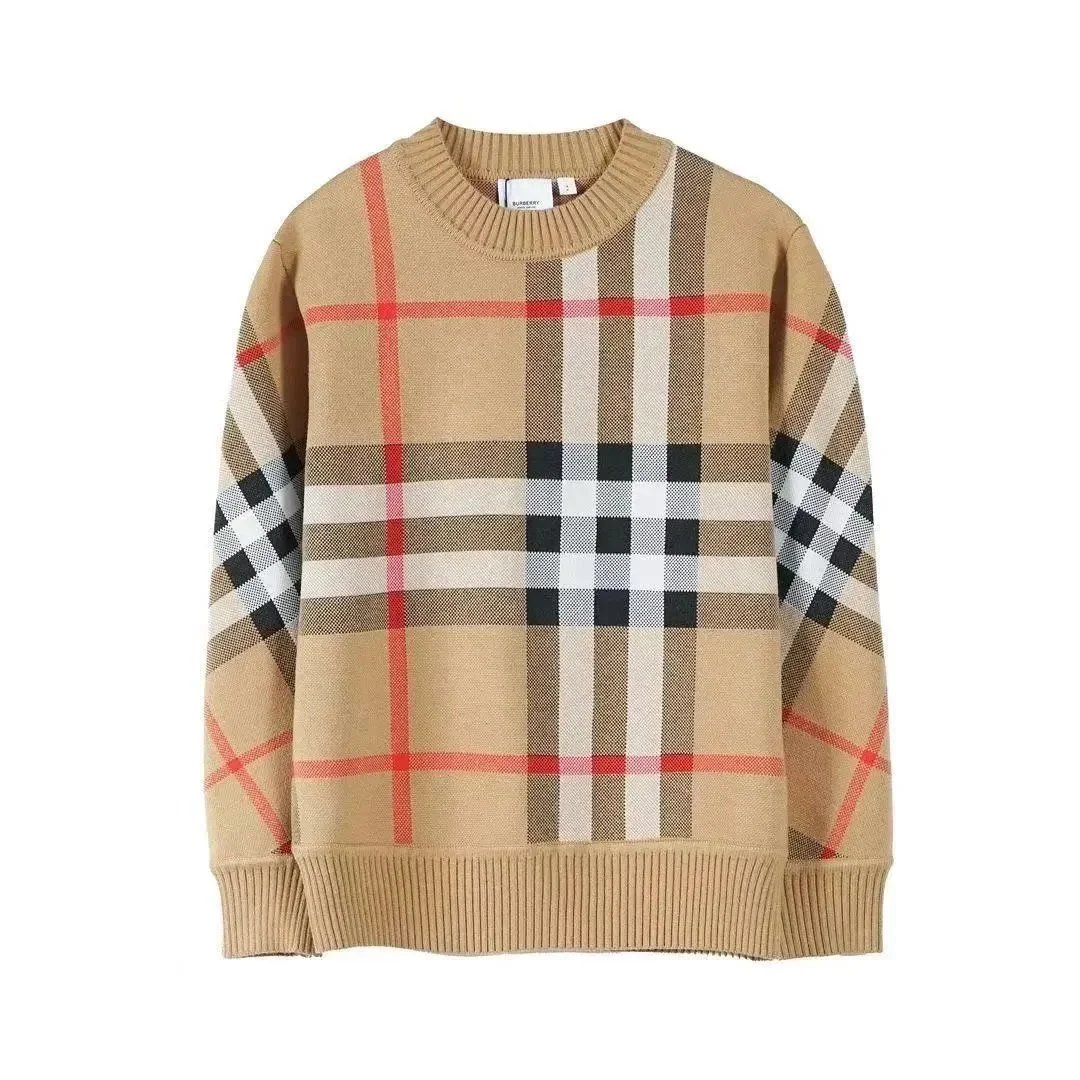 Burberry Hoodies & Sweatshirts Plaid-lined zip-front hooded sweatshirt image 4