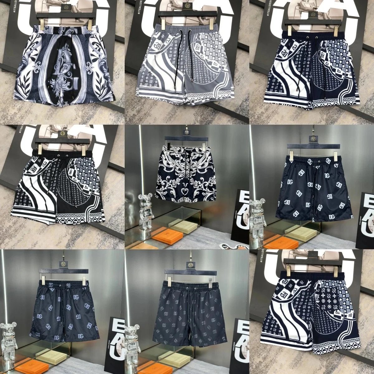 DC Men's Patterned S