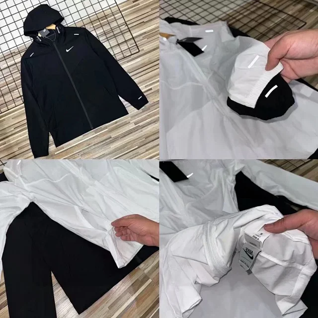 Nike Jackets Reflective Piping Windbreaker Jacket product detail image 7