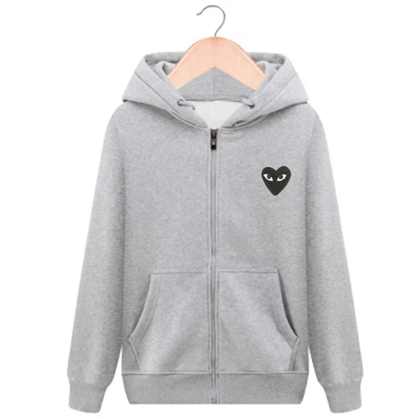 BB-Little Black Heart, Fleece-lined, Gray SKU image