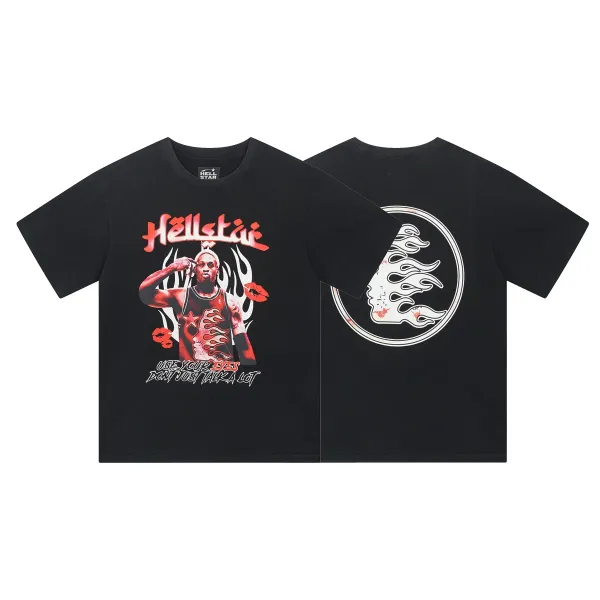 Hellstar V-Neck Performance Jersey Black/White - 3