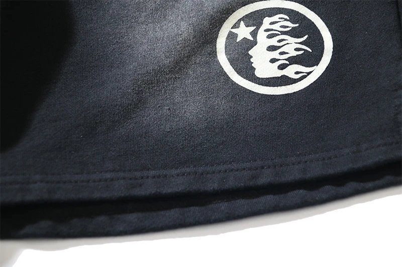 Hellstar Graphic Print White Sport Shorts - 30