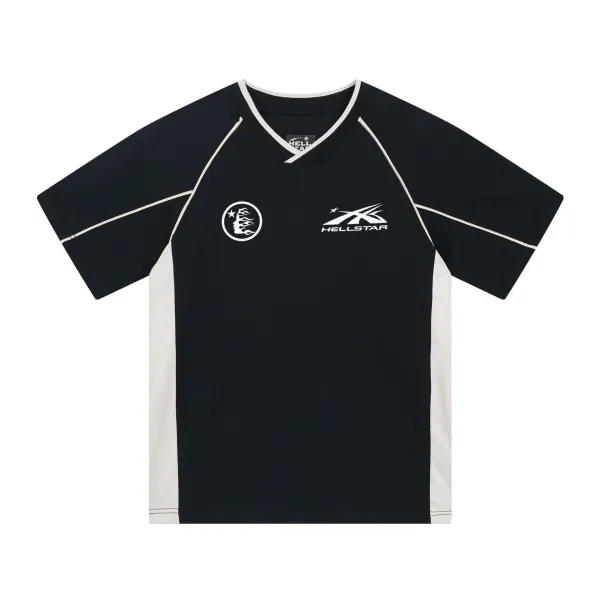 Hellstar V-Neck Performance Jersey Black/White - 1