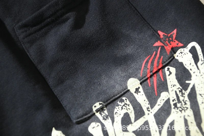 Hellstar Graphic Print White Sport Shorts - 35