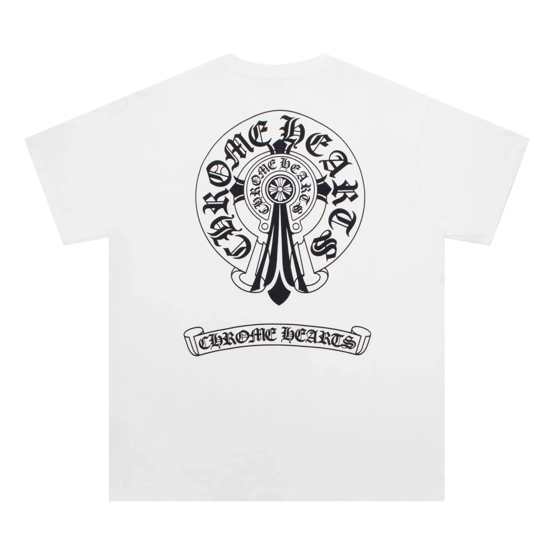 Chrome Hearts Shirts Logo Graphic Long-Sleeve Shirt — 36