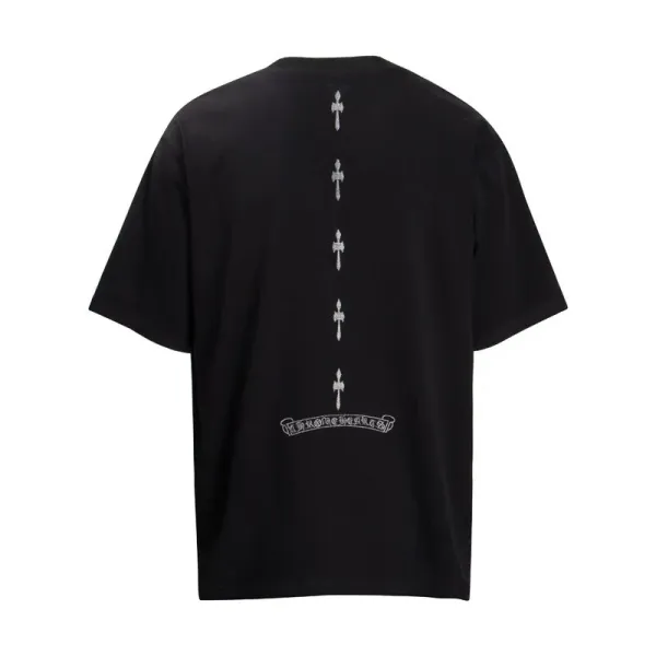 Chrome Hearts Dripping Logo Black T-Shirt - 11
