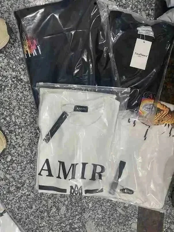 AMIRI T-Shirts Oversized graphic crew-neck T-shirt product detail image 3